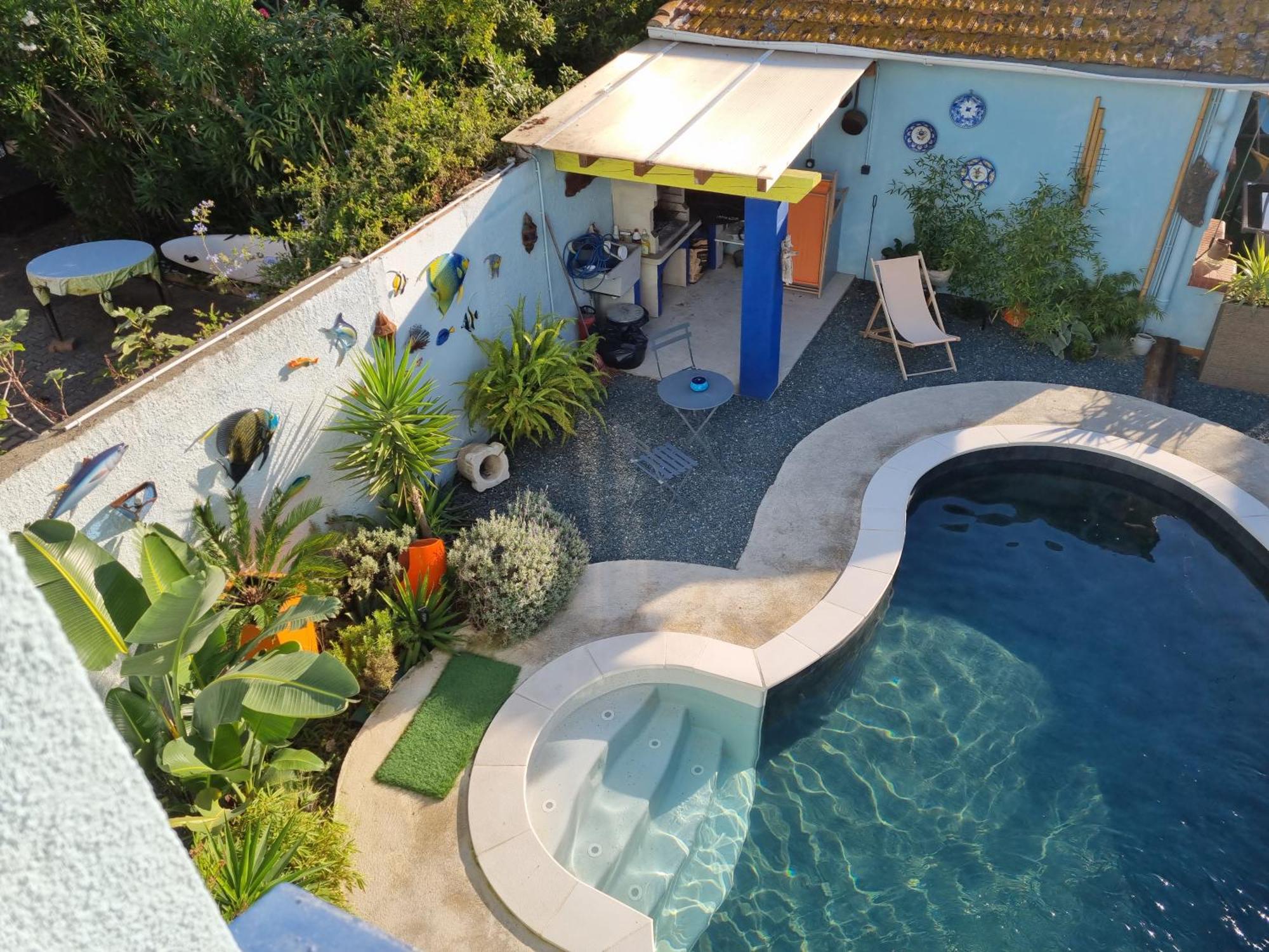 Le Pavillon Bleu, Maison A 50M De La Mer, Piscine, Jaccuzzi Villa Argeles-sur-Mer Exterior photo